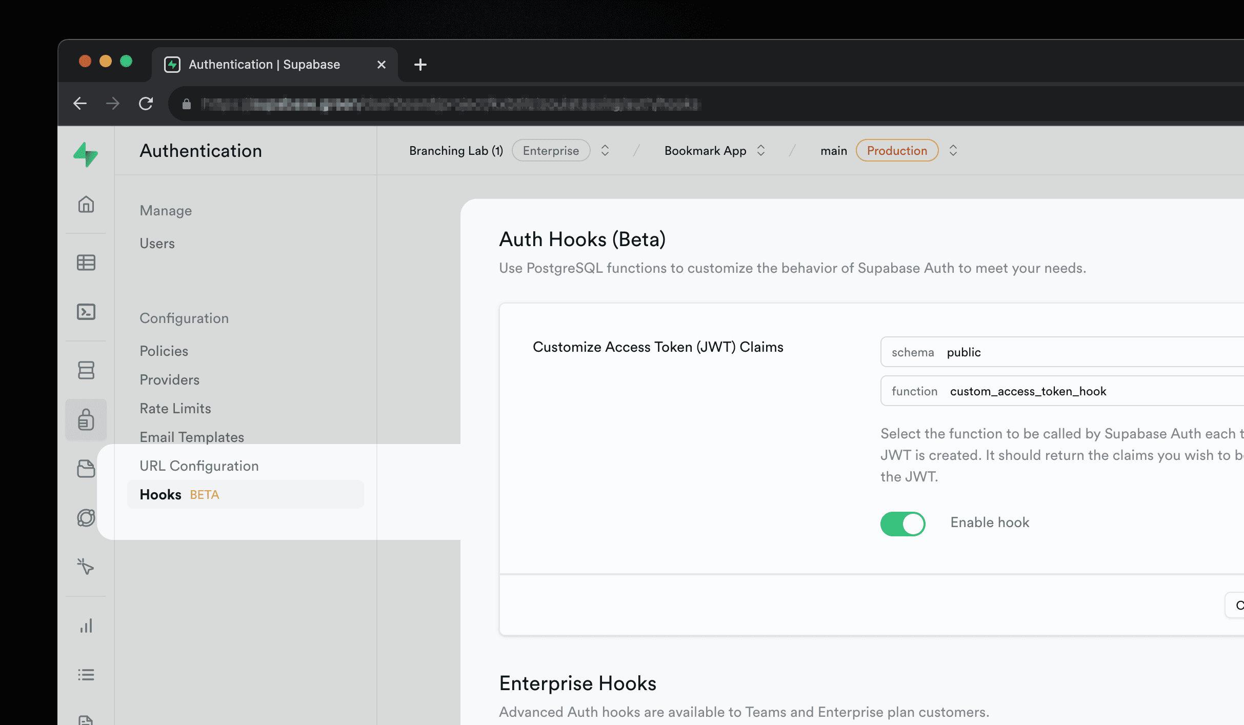 Auth Hooks